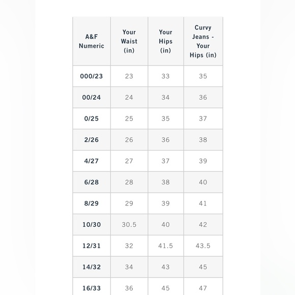 Abercrombie and Fitch 90’s High Rise Relaxed Curve Love jeans 25 XL inseam - Picture 7 of 7